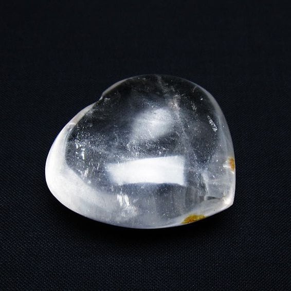水晶 ハート置物 一点物 145-1452