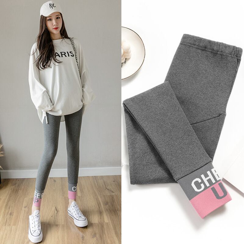 【新作】【送料無料】 マタニティウェア2020秋と冬の新しいレギンスと文字妊娠中の女性のレギンスバージョンのオールマッチ妊娠中の腹レギンス-アリババ オータム 秋物 ウィンター 冬物 expec230906859820