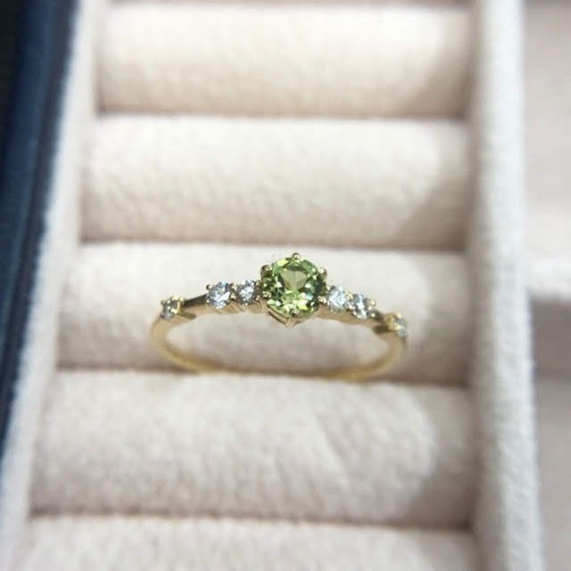 K18 4ﾐﾘ ﾍﾟﾘﾄﾞｯﾄ ﾘﾝｸﾞ