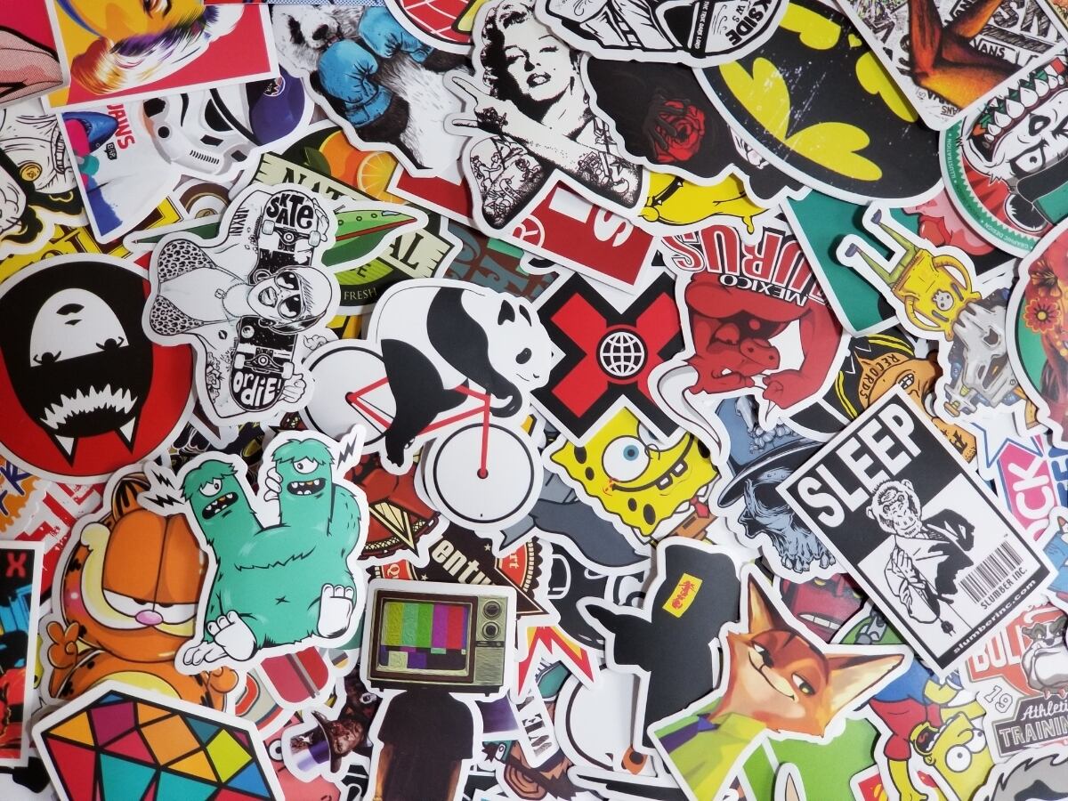 Ny ステッカー ストリート ポップ スケボー スノボー 0枚 セット 詰め合わせ 防水 24universe