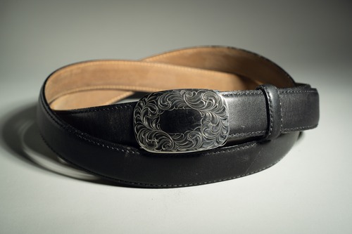 Vintage Tiffany & Co Arabesque Slide Buckle Belt