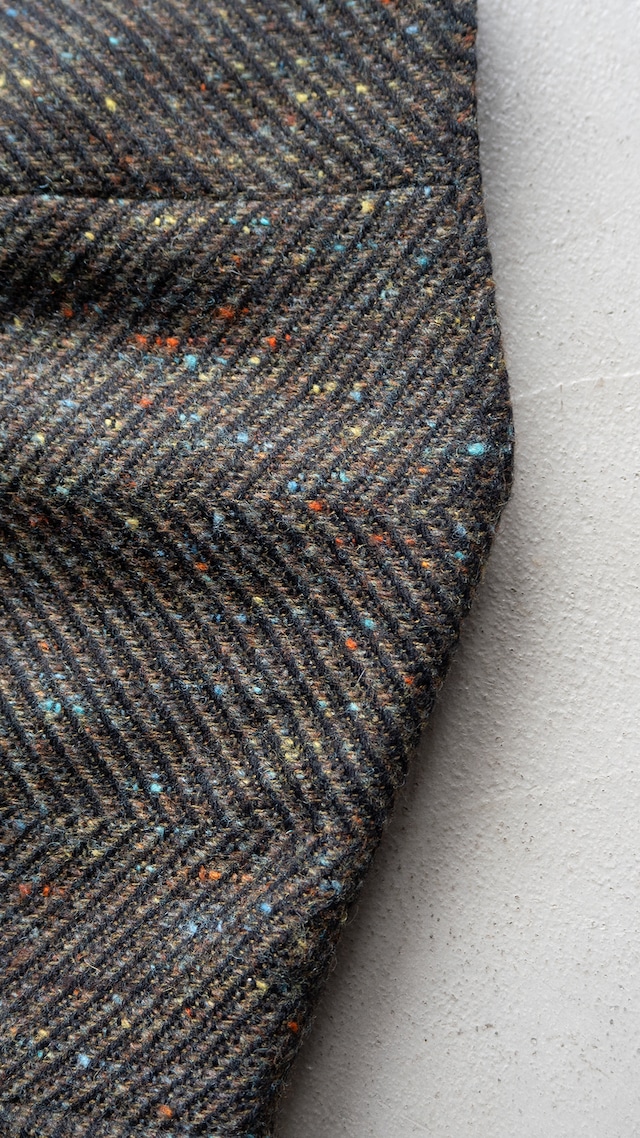 unknown used Tweed crew-neck vest