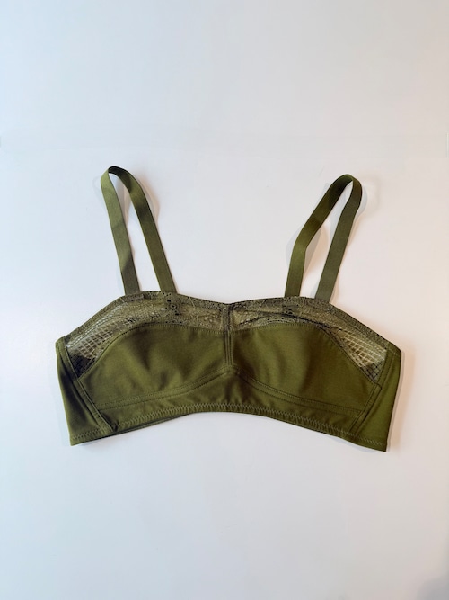 OVERNEATH/Bra083 スムース×レース　MOSS