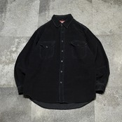 black corduroy shirt