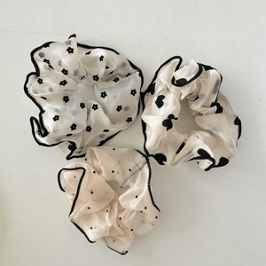lovely sheer hair scrunchie【 3type 】No.Z055