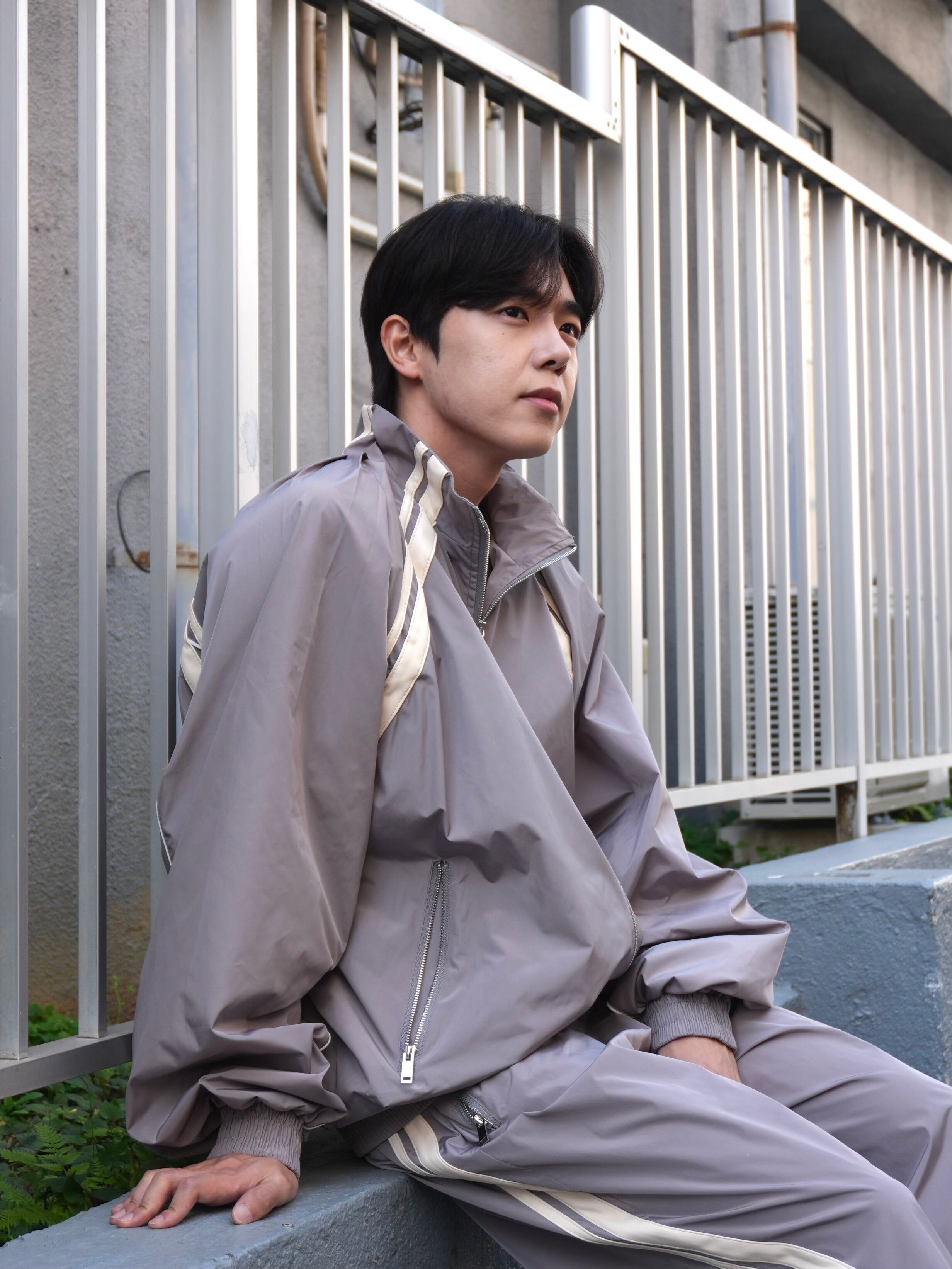 ALUDE SELECT】jersey zip set up(2color) | 【ALUDE】韓国メンズ 
