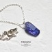 【059 Sunset Collection】 タンザナイト 鉱物原石 シルバー925 ネックレス 天然石 アクセサリー