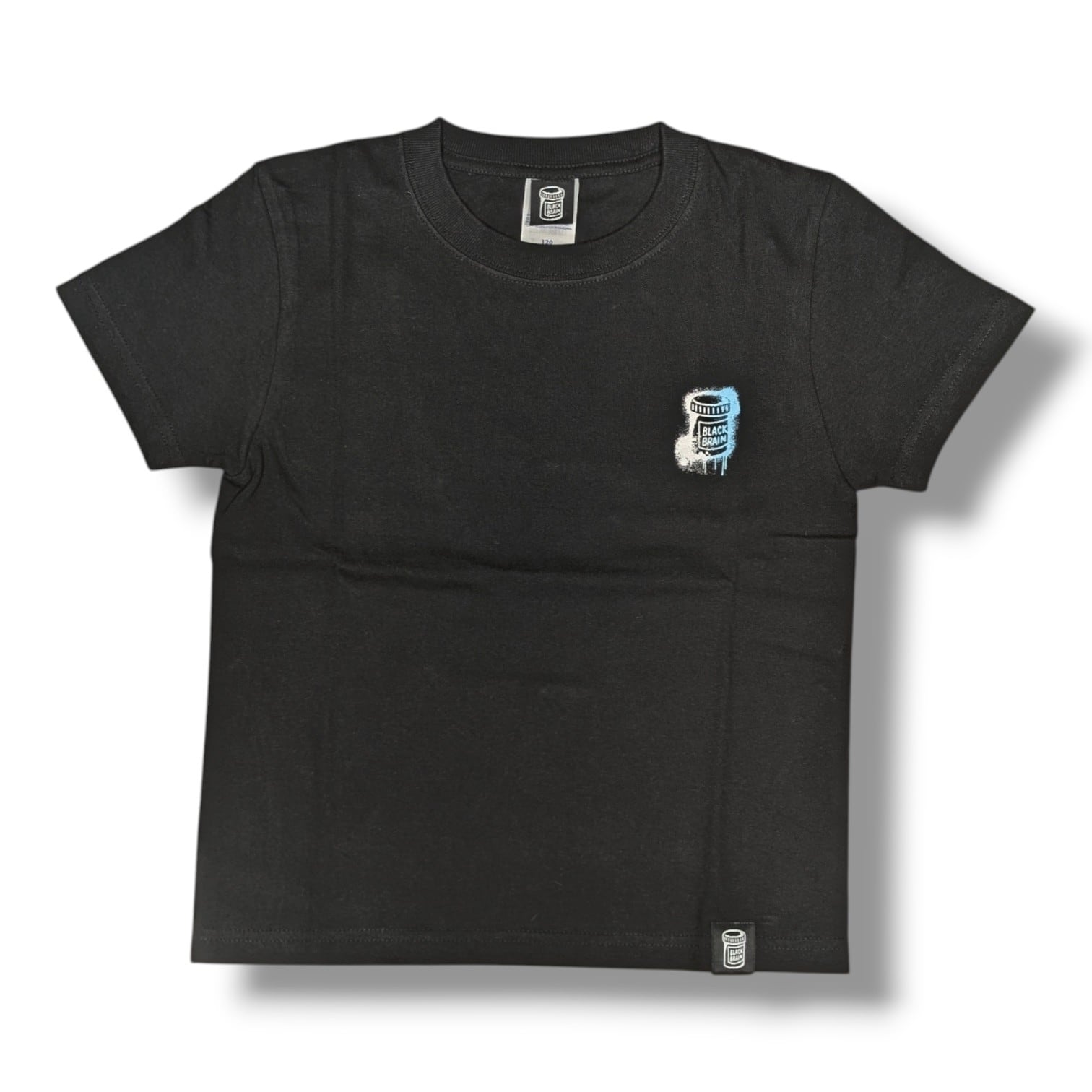 KIDS】Dripped SS Tee | BLACK BRAIN
