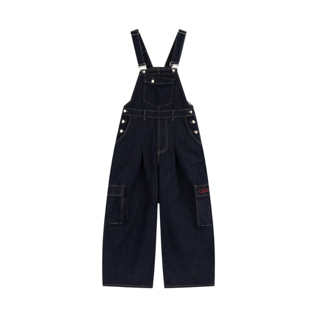 big pocket denim overalls　ビッグポケットデニムオーバーオール　J1827