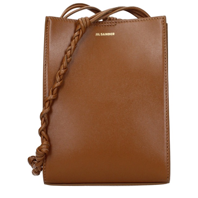 【新品】JIL SANDER ジルサンダー レディース クロスボディバッグ レザー ブラウン WG0001P4841225