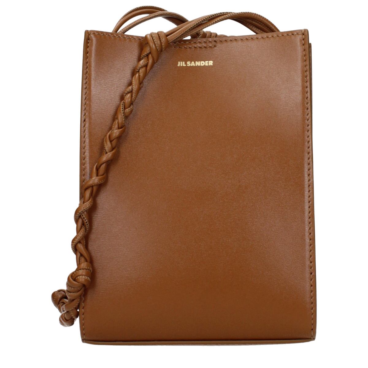 【新品】JIL SANDER ジルサンダー レディース クロスボディバッグ レザー ブラウン WG0001P4841225