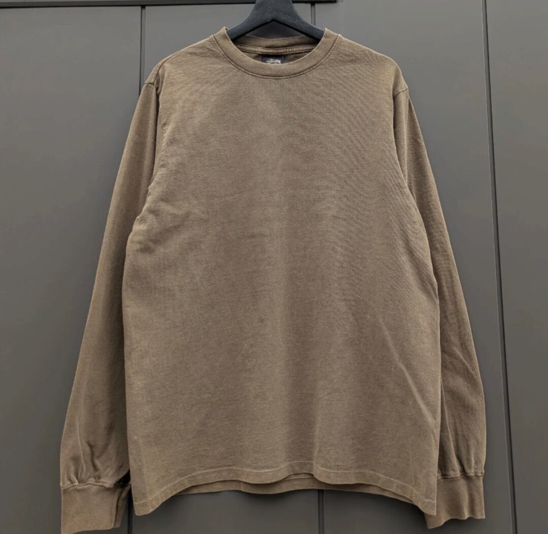 2022s~ dead stock!! stussy "復刻黒タグ" blank l/s tee 小岩店