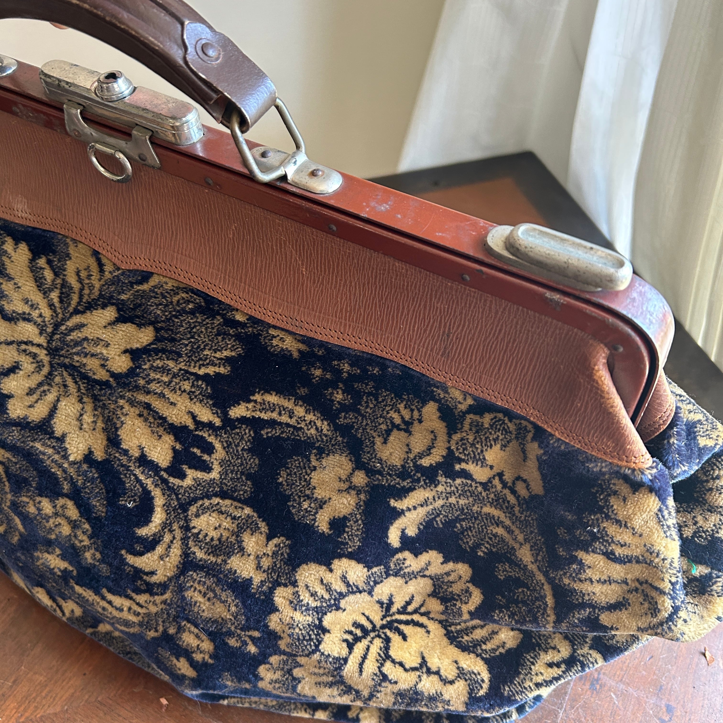 アンティーク 大正〜昭和初期 杉江さんの大きな旅行鞄 | bonbidou22