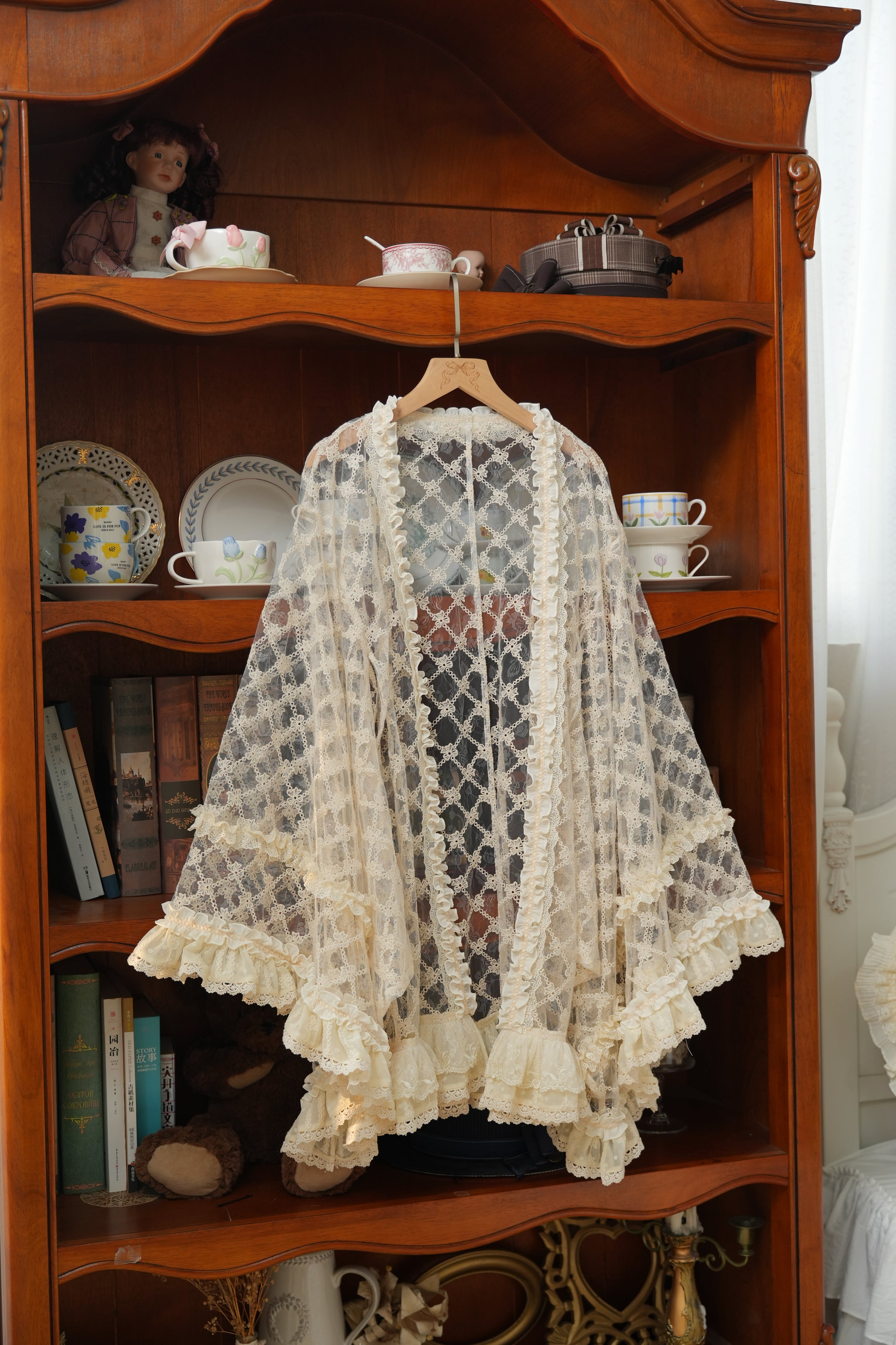 Fashion Show】あけぼのの供人 レース羽織 | HoshibakoWorks