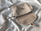 AMERICA 1990’s OLD COACH “Off white Leather” shoulder bag