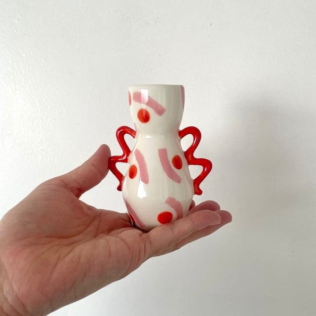 QUE RICO ”Mini colourful vase” フラワーベース 花瓶 花器 | YAY