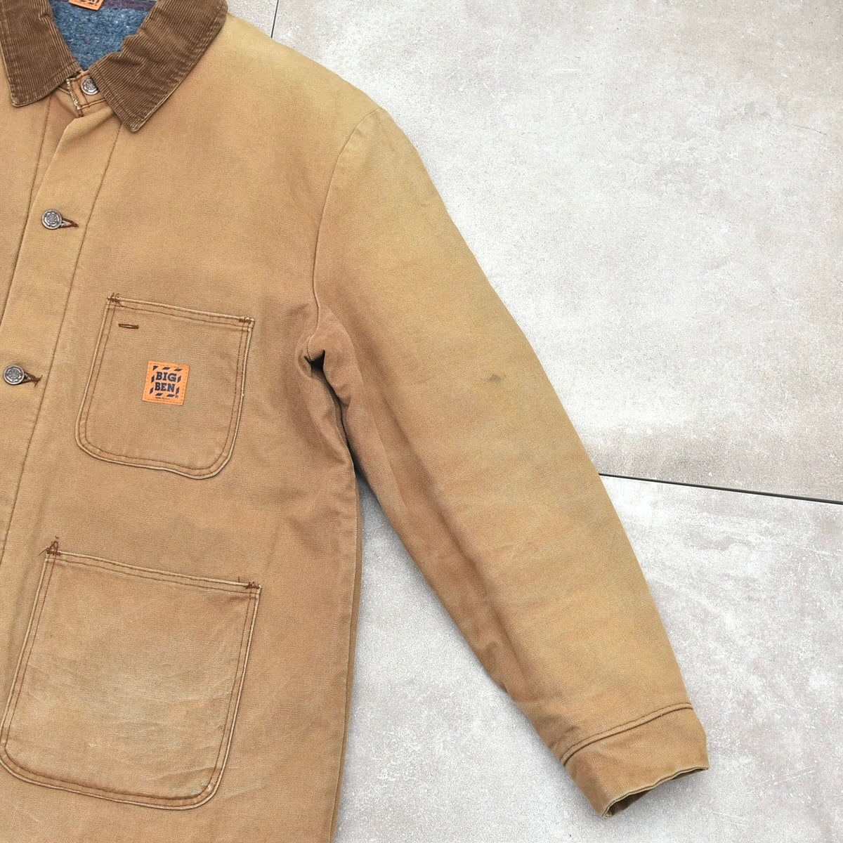 90's BIG BEN blanket lined duck jacket | 古着屋 grin days memory
