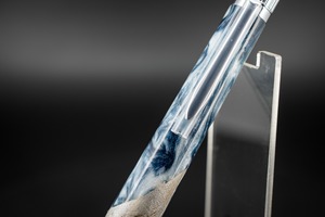 【創造性と透明美】 レジン 漆 沈金 勇魚 silver BP