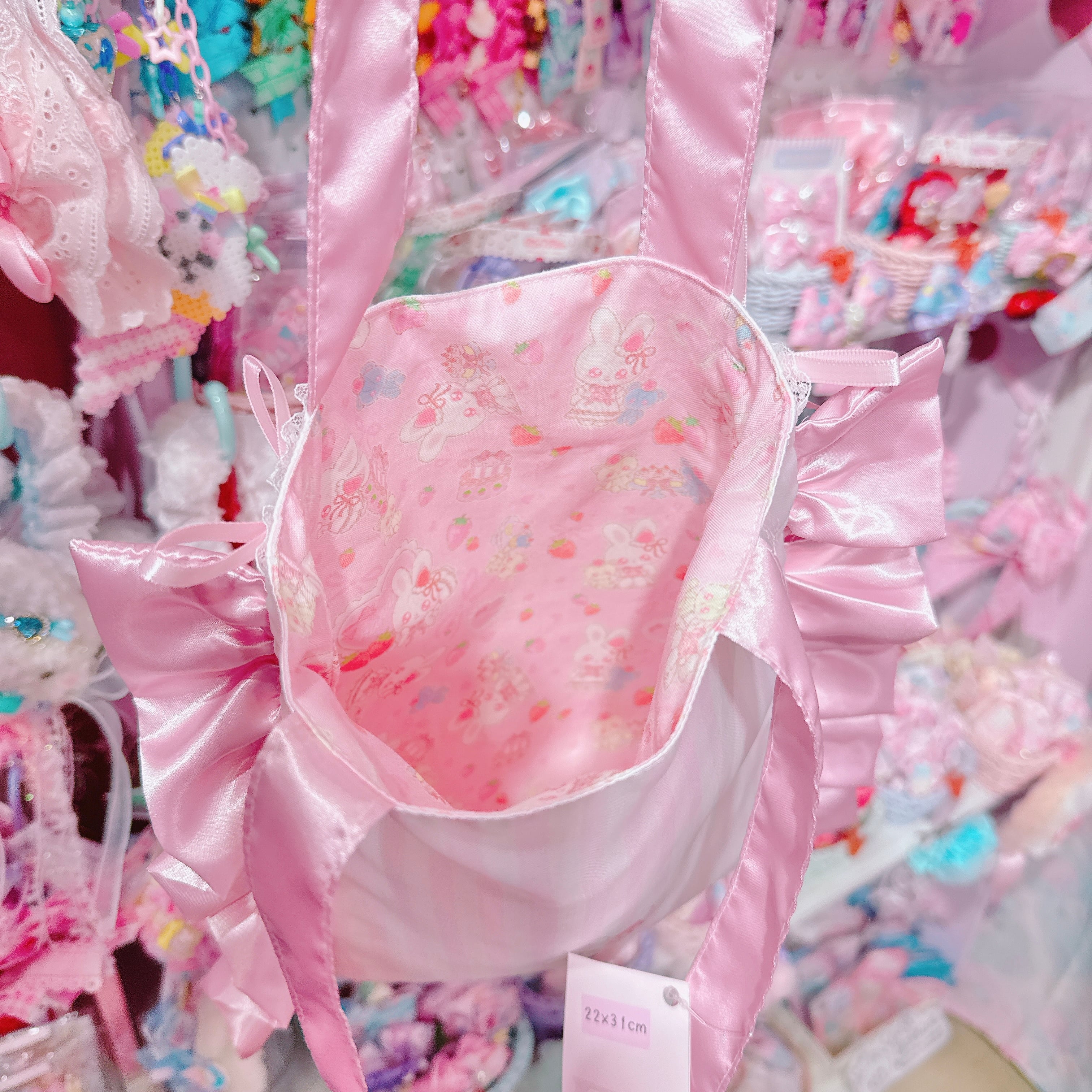 【E7】142-16サテントートバッグ