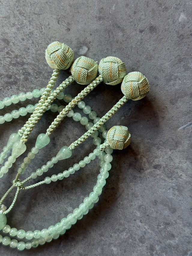 【8寸】特上仕立インド翡翠(アベンチュリン)