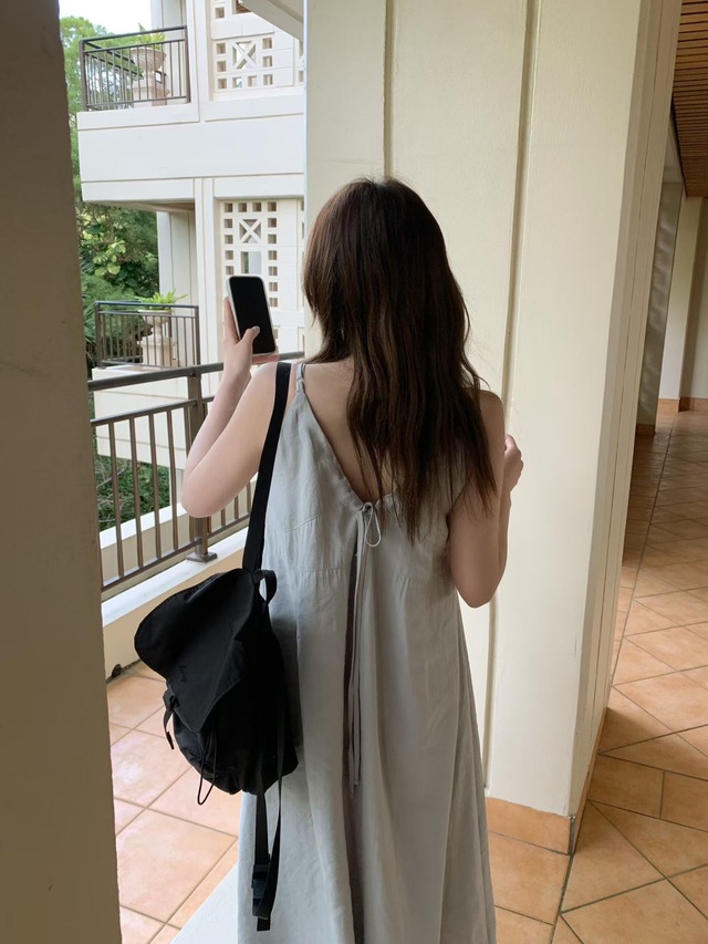 (予約) mellounge  / Frill two-way dress 2color