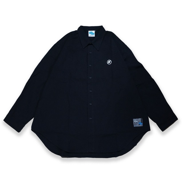 TECHNO [ COTTON PLAIN SHIRT ]