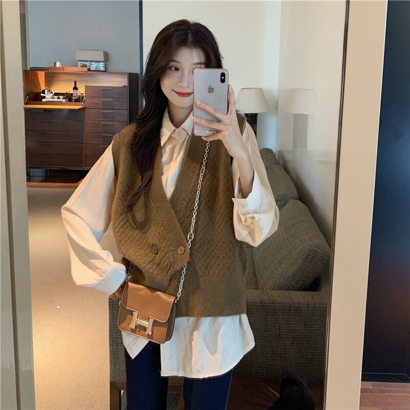 スタンダードセーター レディースオータムウィンタースタイルニットカーディガンジャケット トップス レトロ 秋物 冬物 萌量不足9237694272