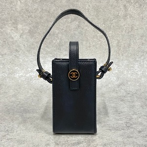 ※Reserved items※　CHANEL シャネル マルチケース レザー ブラック 5692-202203