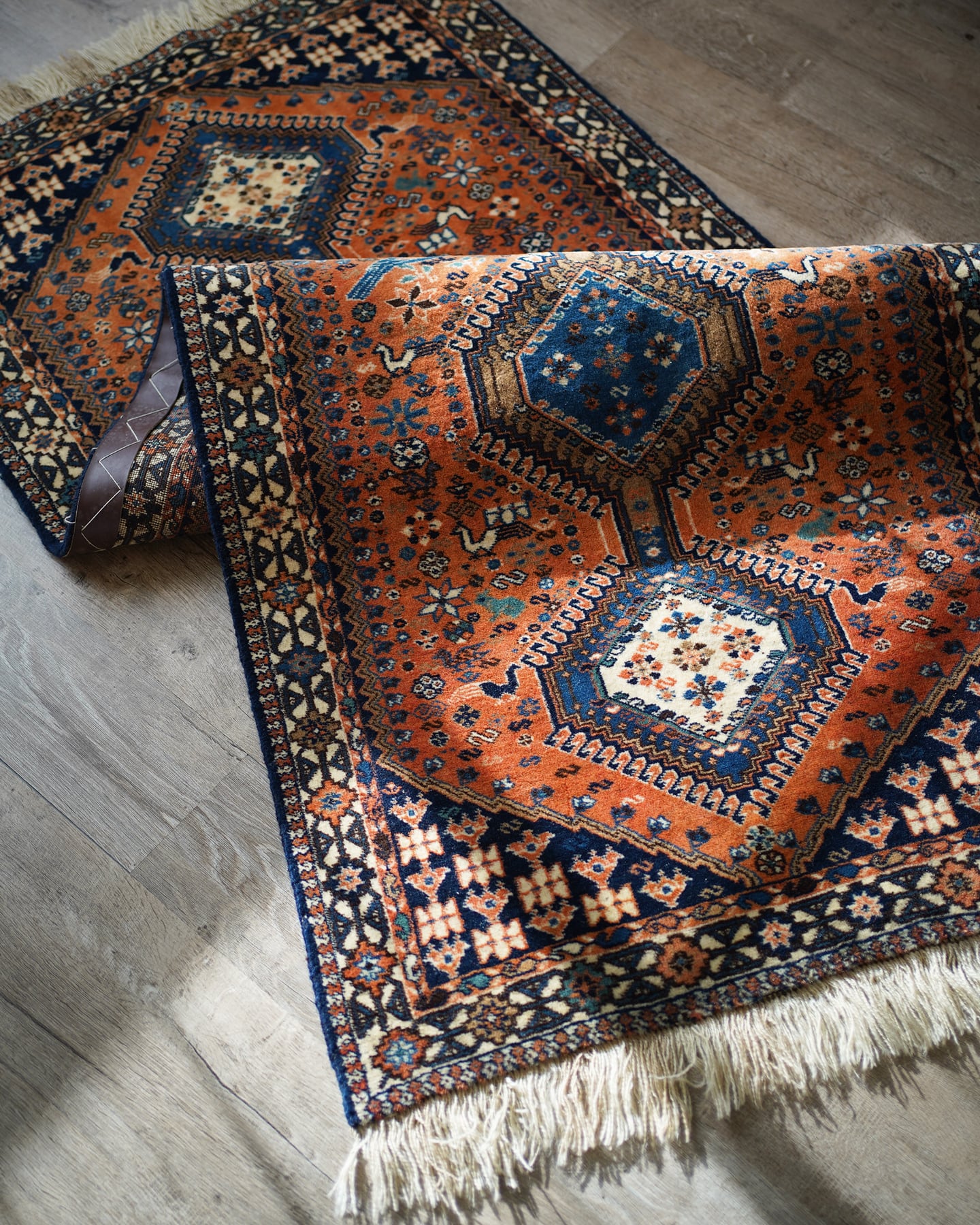 ✦vintage rug✦　150cm×87cm　インド・サルークラグ ✦vintage rug✦ 150cm×87cm インド・サルークラグ