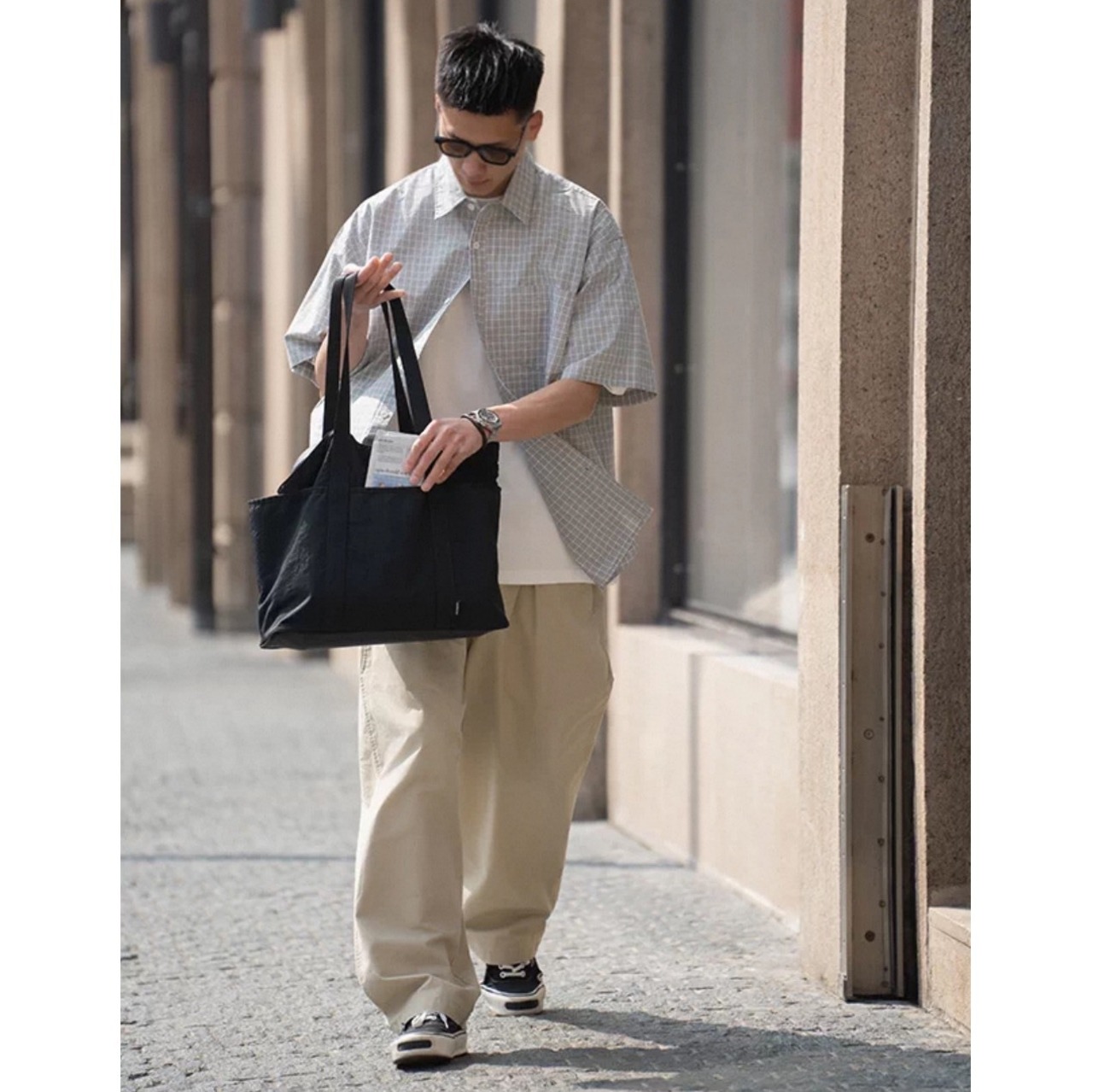 Pleated baggy wide leg pants 1427 - 7