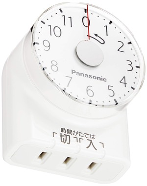 【新着特価】パナソニック(Panasonic) ダイヤルタイマー 11時間形 コンセント直結式 ホワイト WH3101WP