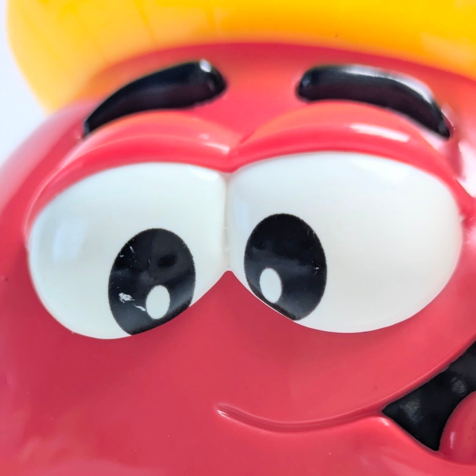 ☆ VINTAGE 90' JUNK ☆【 m&m's  ( エムアンドエムズ ) 】 m&m's レッド ファーマー キャンディ ディスペンサー / 農夫 / アヒル / チョコディスペンサー コレクション 〚アメリカン雑貨 アメトイ〛