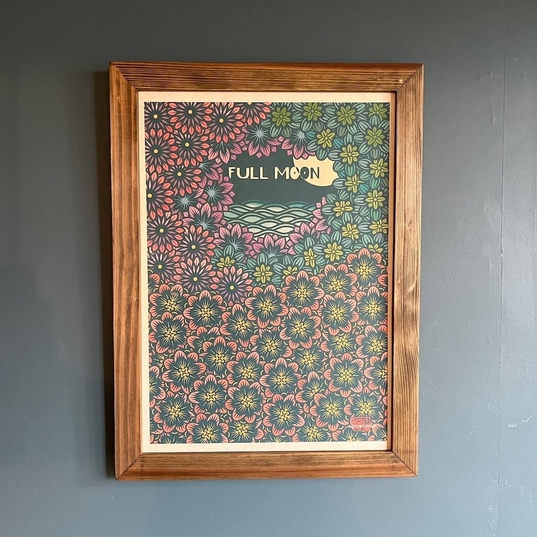 A-054【DELUXE】FULL MOON アート | TAKENOKURASHI