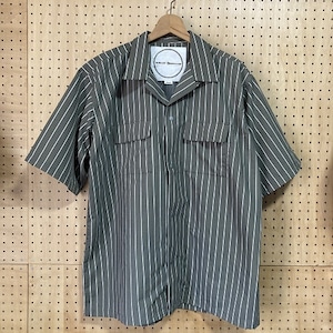 BURLAP OUTFITTER　CAMP SHIRT　バーラップアウトフィッター キャンプシャツ　ピンストライプ / ピンク  / チャコール / ネイビー / ダークチャコール