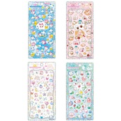 光るプチドロップステッカー　ぷわぷわパンちゃん