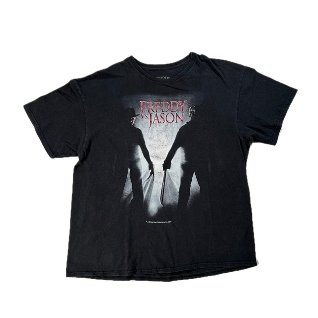 12527 フレディVSジェイソン ホラー映画 Tシャツ XL