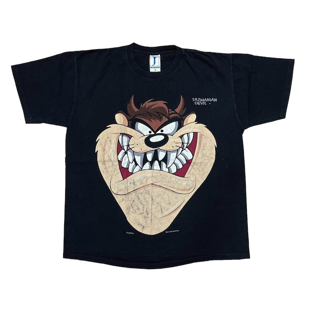 B LOONEY TUNES 1993 TAZMANIAN DEVIL BIG FACE TEE XL 6877