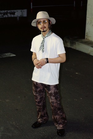 Stencil Patch V-Gusset Tee