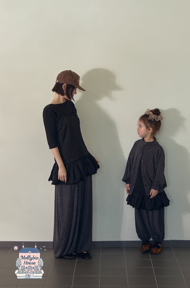 【取寄】mollybin｜amber pumpkin dress (mom)｜アンバーパンプキンワンピース（ママ）｜FREE｜mom｜26 autumn