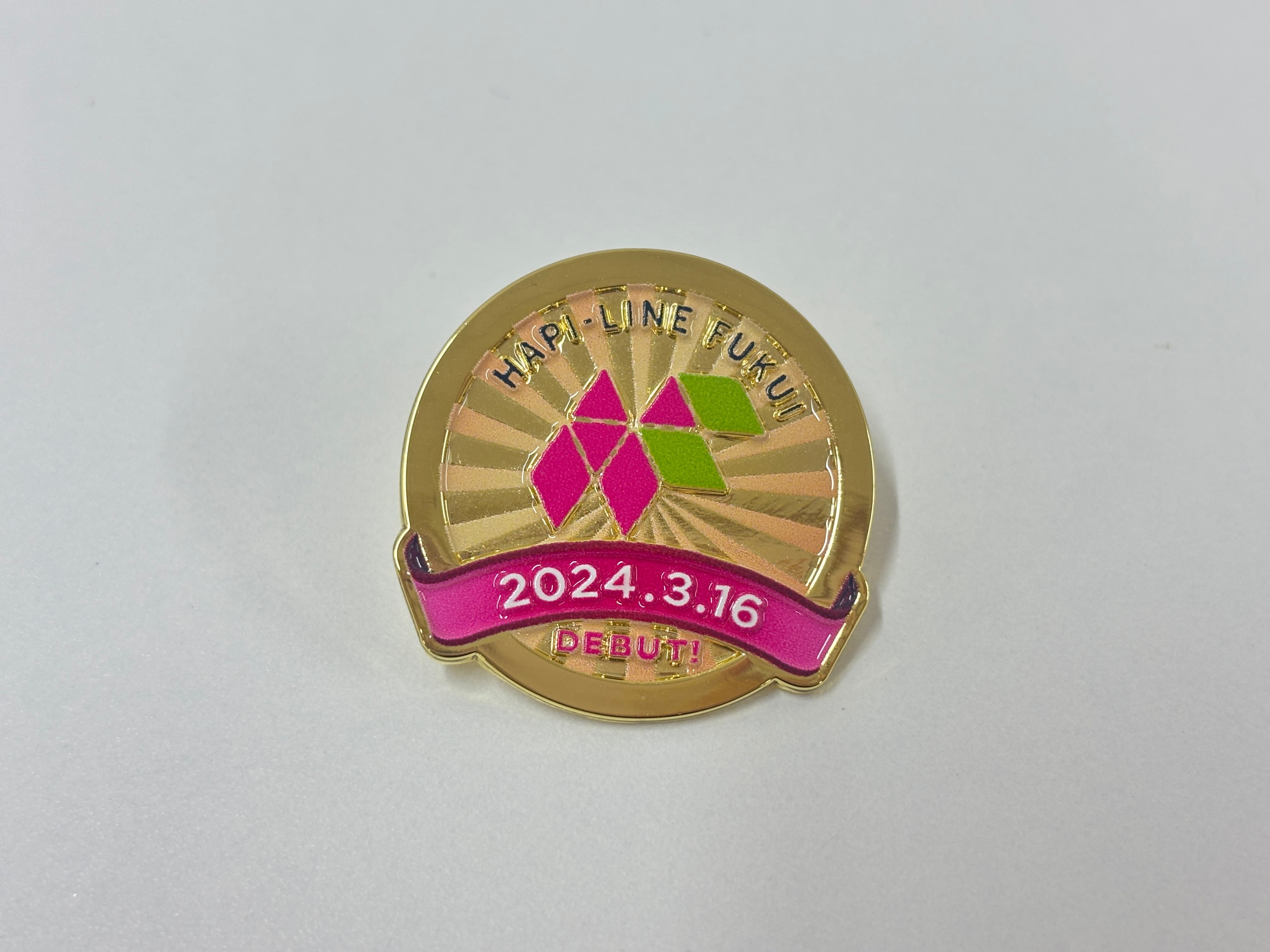 福岡ブルックス　ファンクラブバッジ　ピンバッジ 8516069f85dc375fba111ec321dc4b