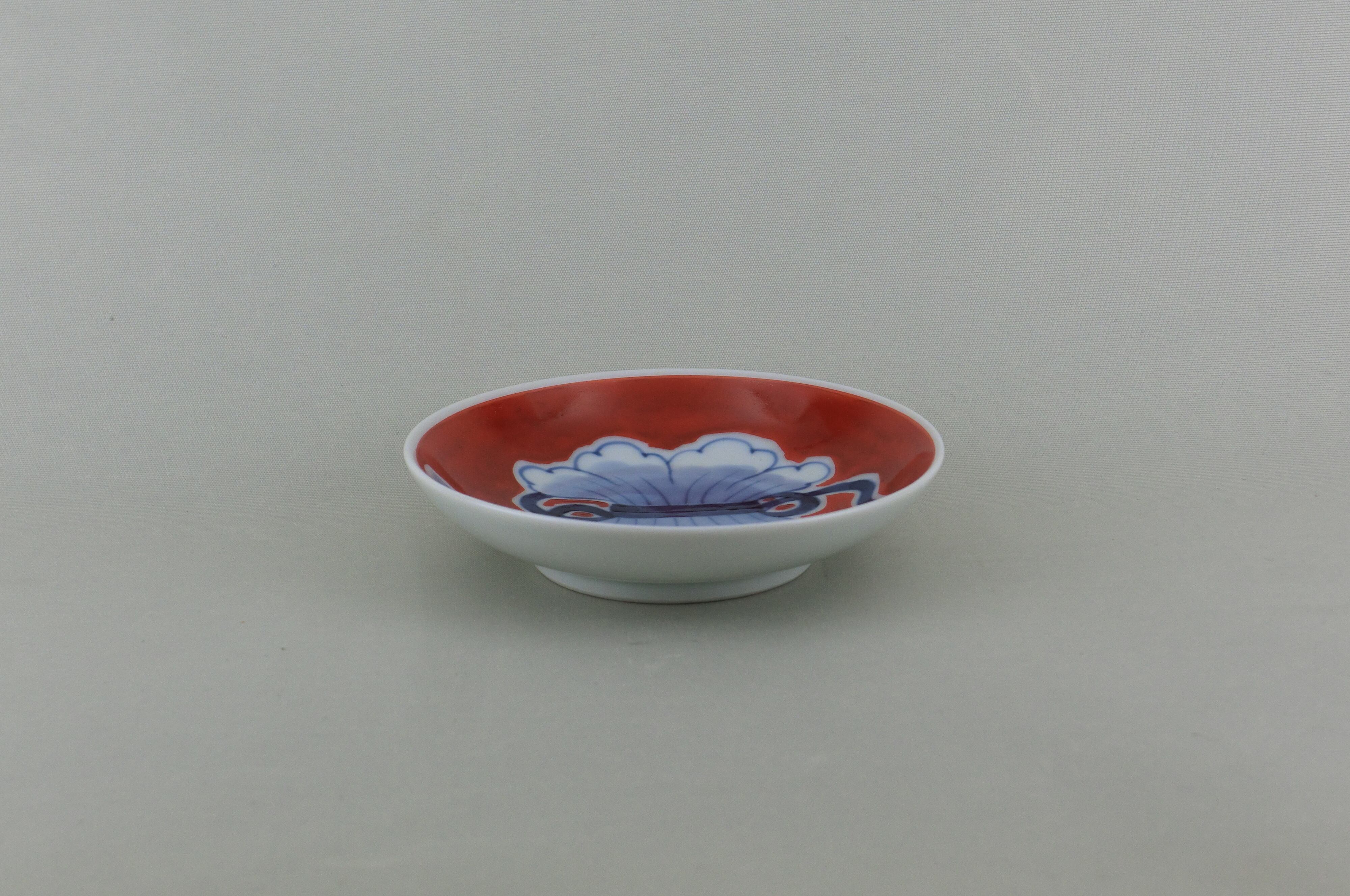 赤濃宝袋　小皿