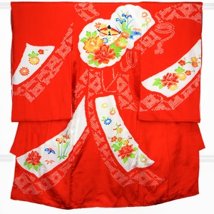 女の子産着【正絹】AM0010