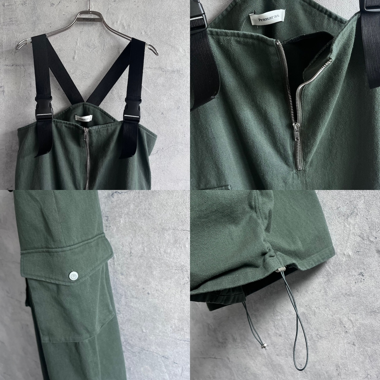 Military drost soft denim OP／khaki