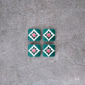 台湾マジョリカタイル マグネット（4個入り）