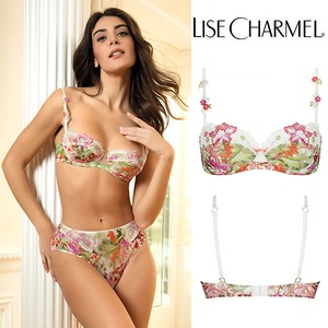 [J86ev] パッドなし3/4ブラ(D) 品番ACJ3086 ※大きめ注意 【LISE CHARMEL】【リズシャルメル】【インポートランジェリー】