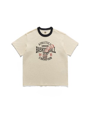 [EASTLOGUE] ATHLETICS BASKETBALL T-SHIRTS / BLACK RINGER 正規品 韓国ブランド 韓国ファッション 韓国代行 イーストローグ 日本 店舗