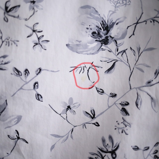 "墨絵" flower art graphic pattern XXXXXL h/s shirt