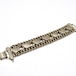 50s USA vintage silver geometric motif bracelet