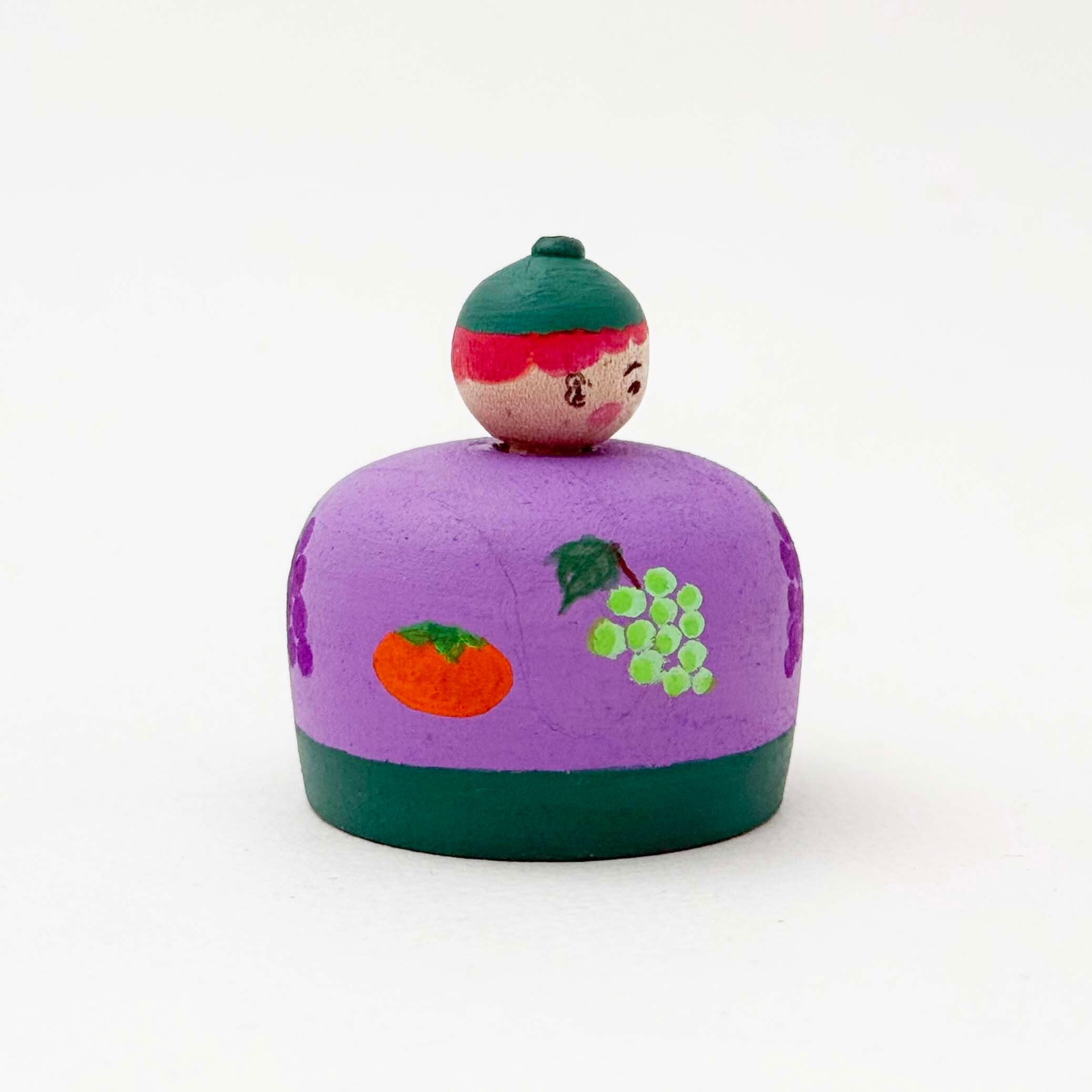 新型フルーツこけし / 笹原綾工人（紫大）