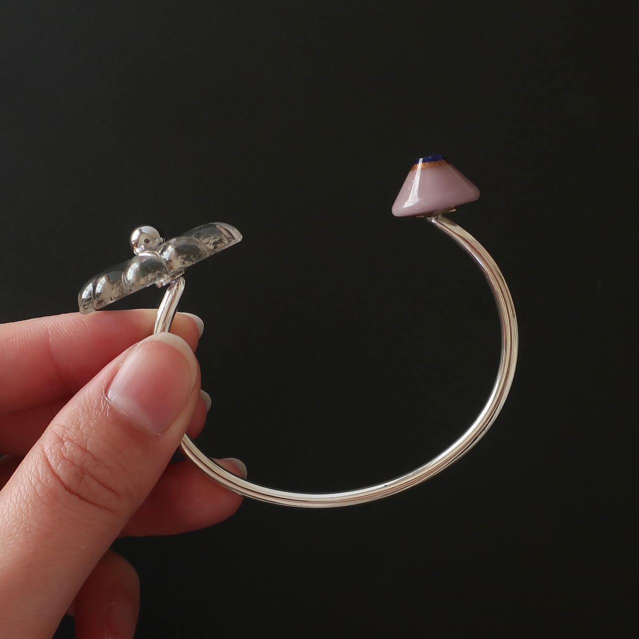 【Silver950】花氷 -blueberry mousse-